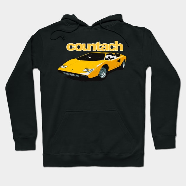 supercar shirt Hoodie by retroracing